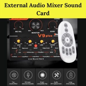 External Audio Mixer Sound Card USB Interface